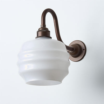Old School Electric Deco Wall Light : Swan Arm