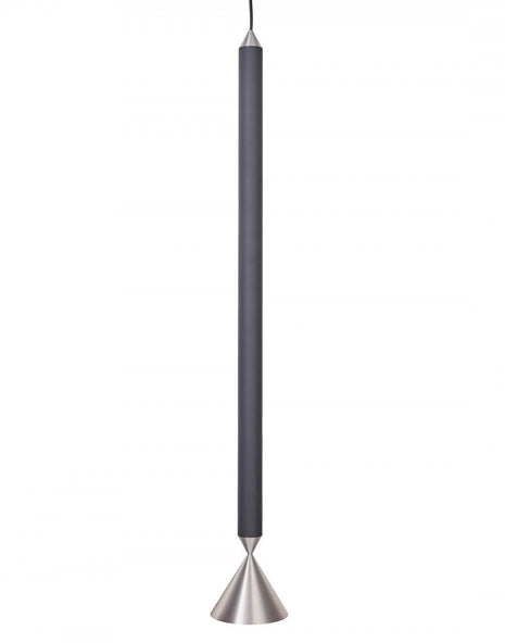 Ex-Display (Wimbledon Store) Apollo pendant - Black ink & aluminium / 79cm