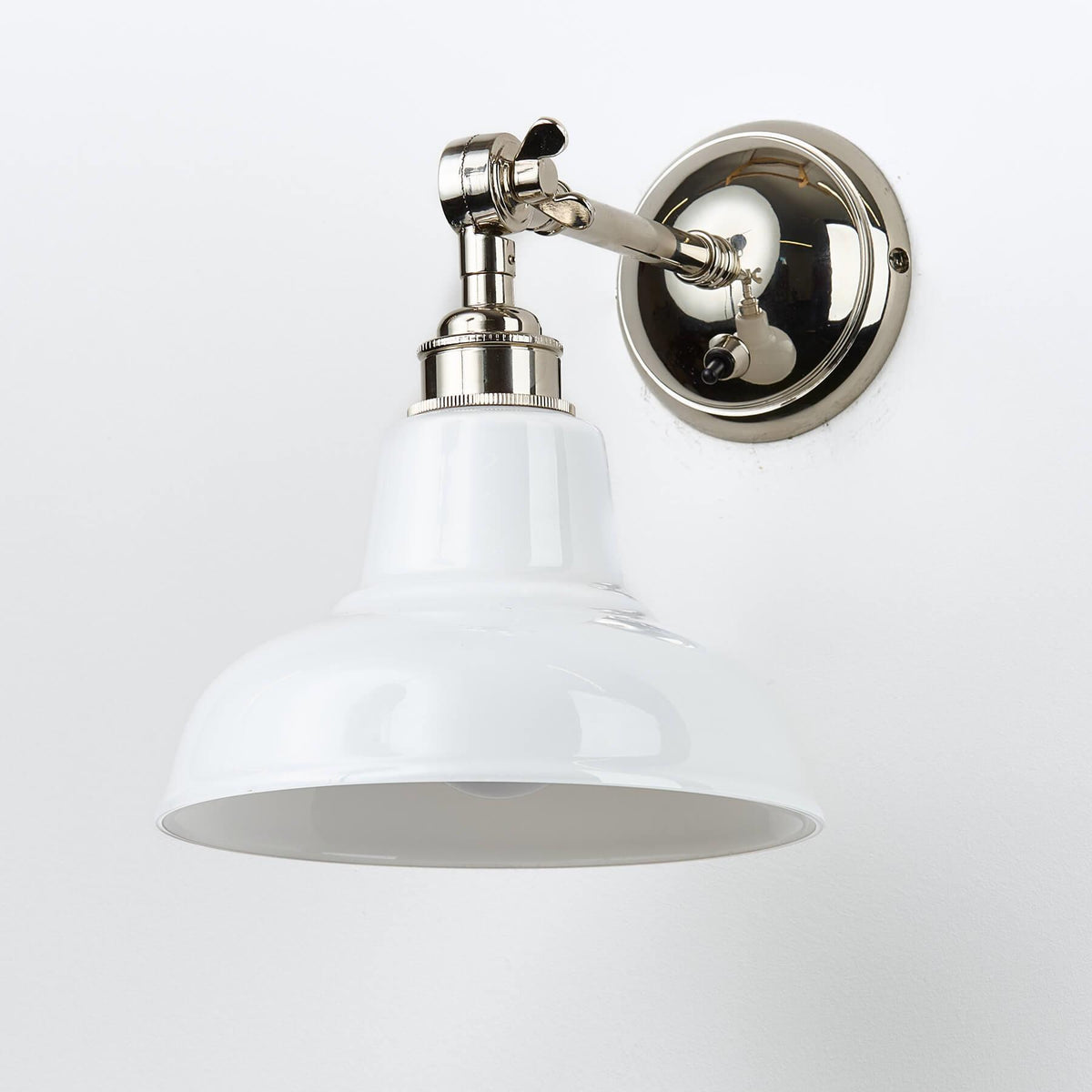 Old School Electric Factory Wall Light : Adjustable Arm