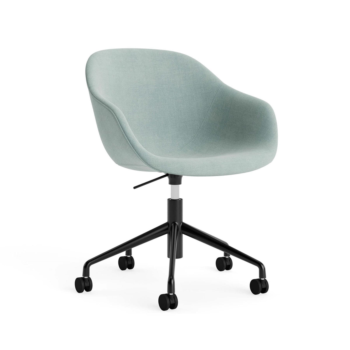 HAY AAC 253 Chair, Upholstered - 5 Star Swivel Base, Gas Lift and Wheels
