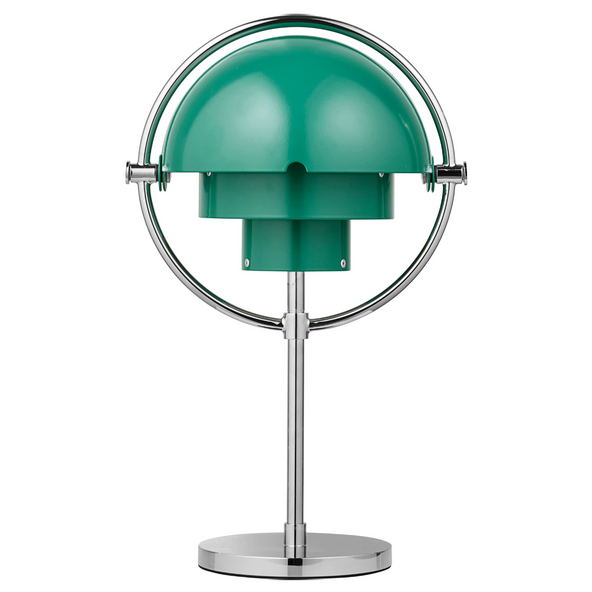 Outlet GUBI Multi-Lite Portable Rechargeable Lamp - Chrome and Teal Green