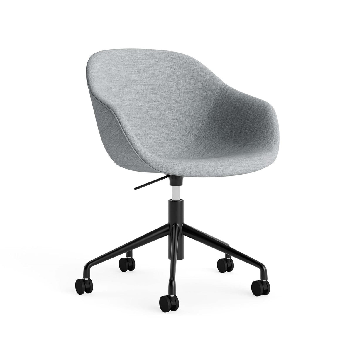 HAY AAC 253 Chair, Upholstered - 5 Star Swivel Base, Gas Lift and Wheels
