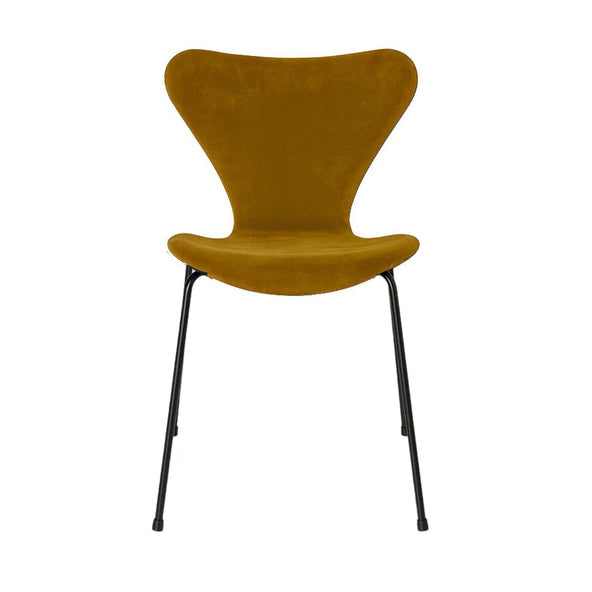 Outlet Fritz Hansen Series 7 Chair - Velvet Edition - Soft Ochre