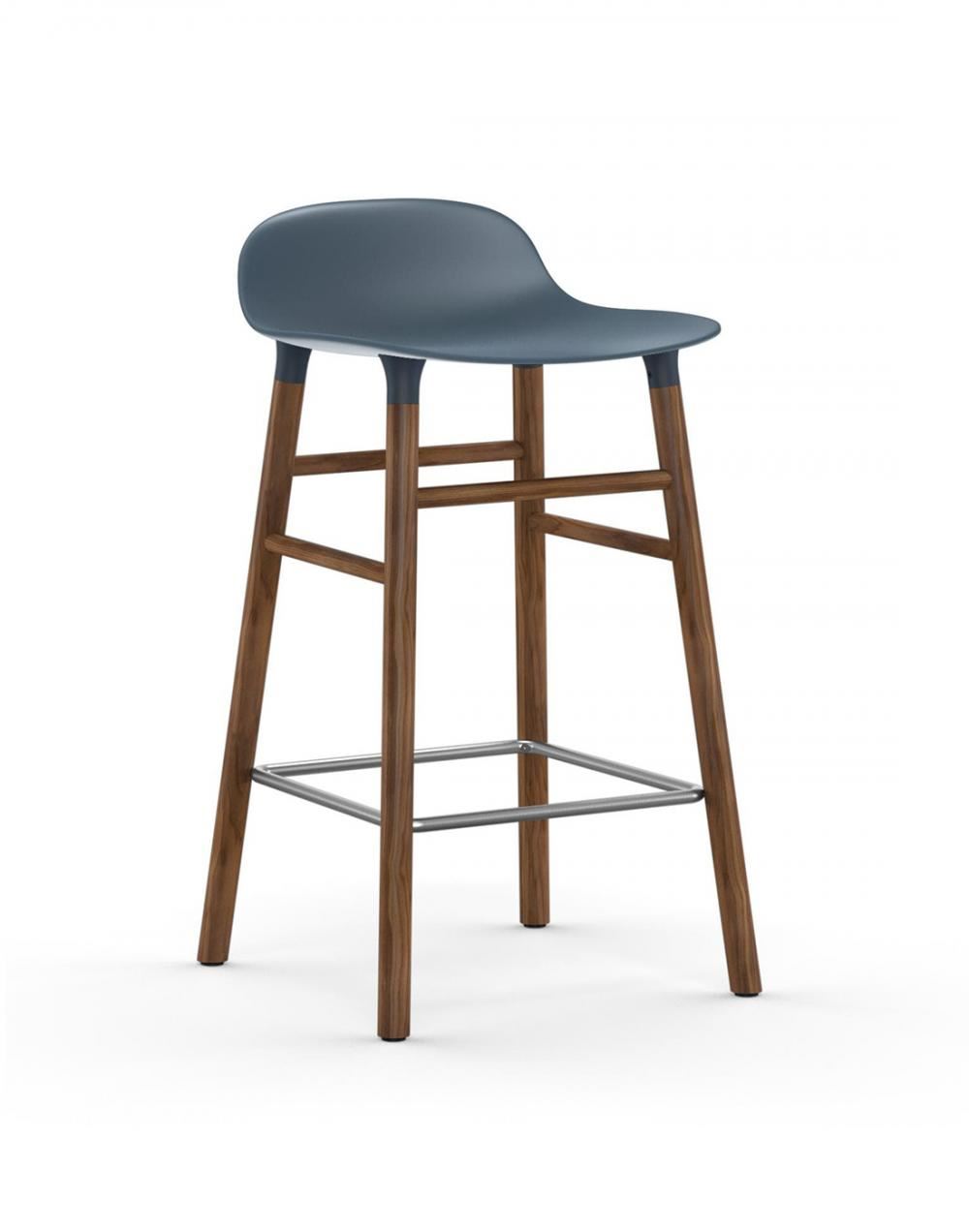 Normann Copenhagen Form Barstool - Wooden Legs
