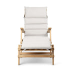Carl Hansen & Son BM5565 Outdoor Deck Chair with Footrest