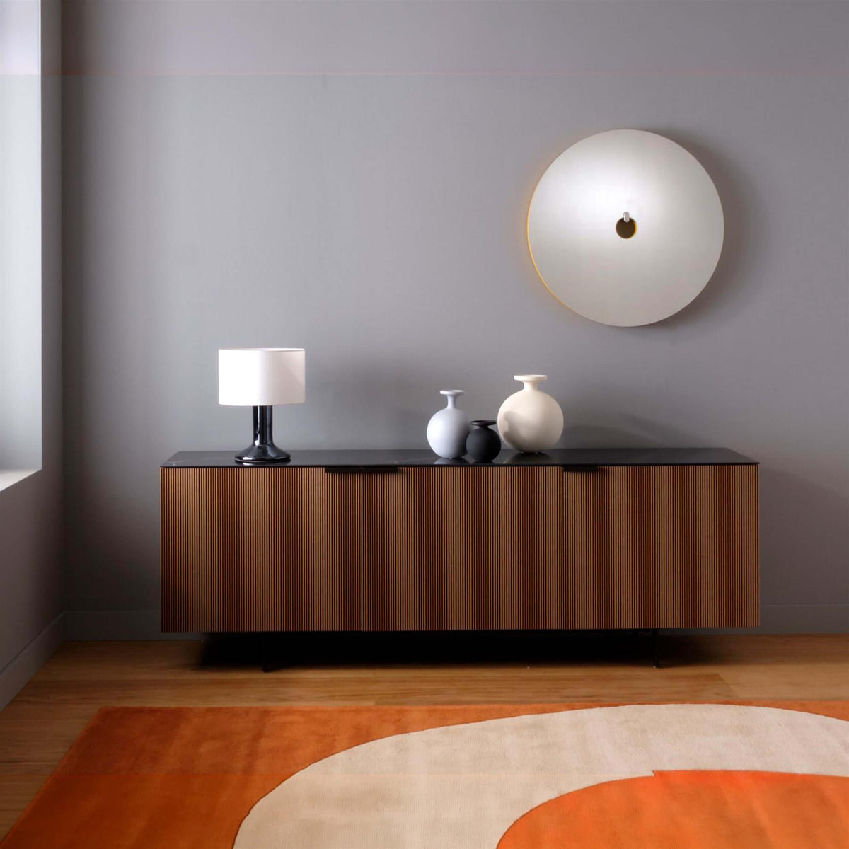 Ligne Roset Selvans Sideboard with 3 Doors