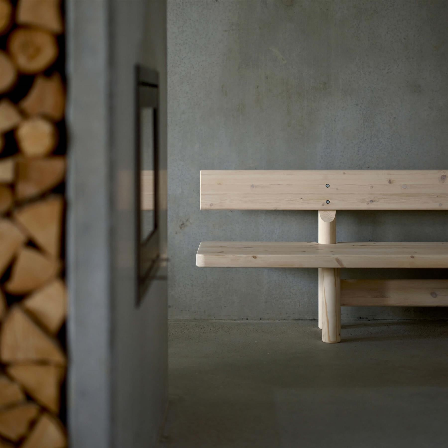 OneCollection Nordsø Bench with Back