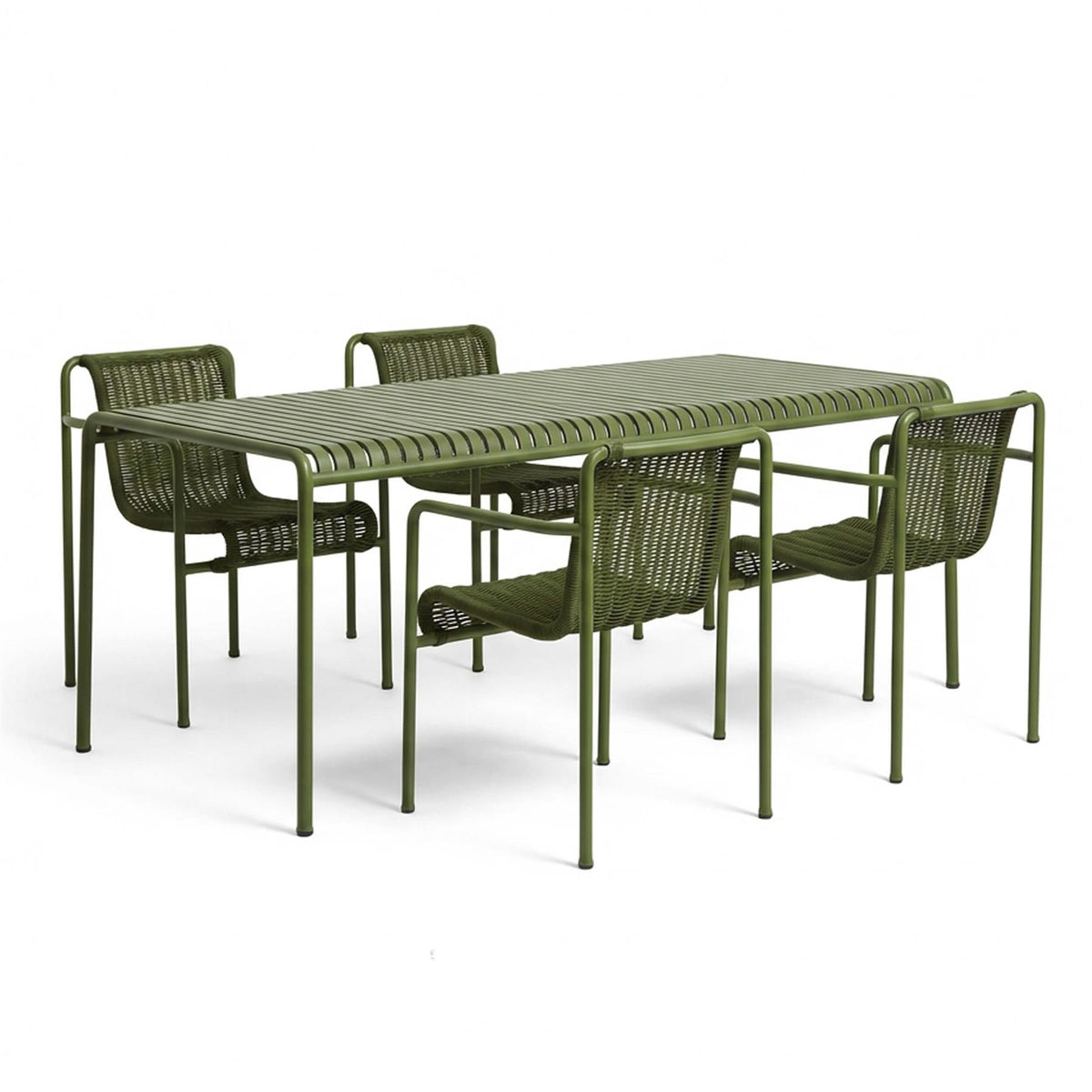 HAY Palissade Cord Garden Dining Set - Medium - Curated by Holloways of Ludlow