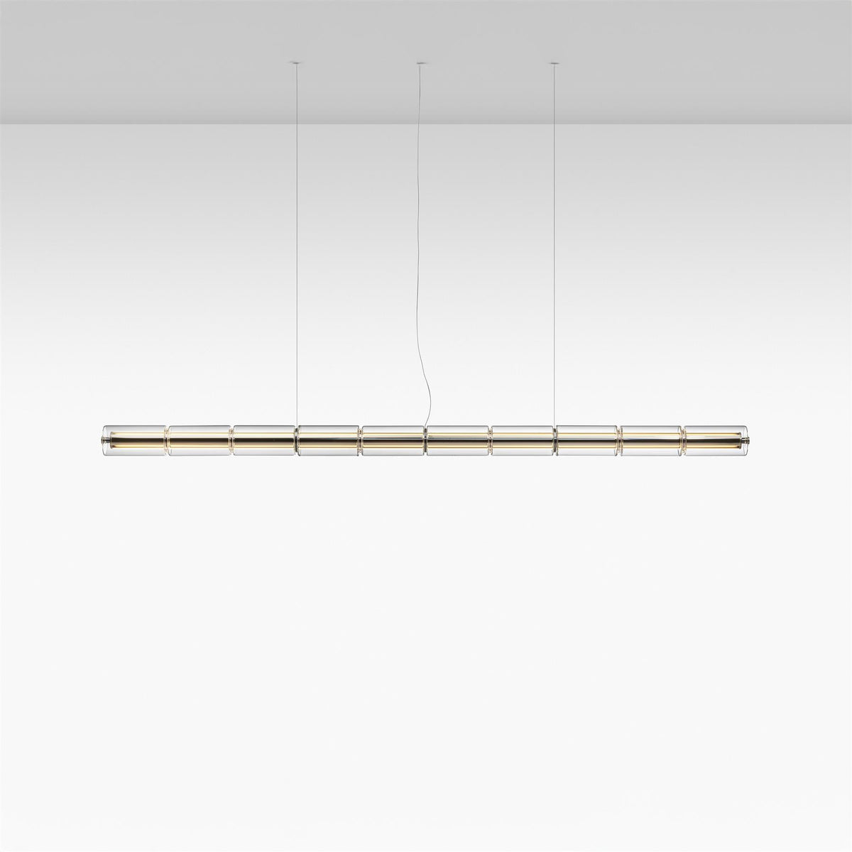 Flos Luce Cilindrica Linear Pendant Light