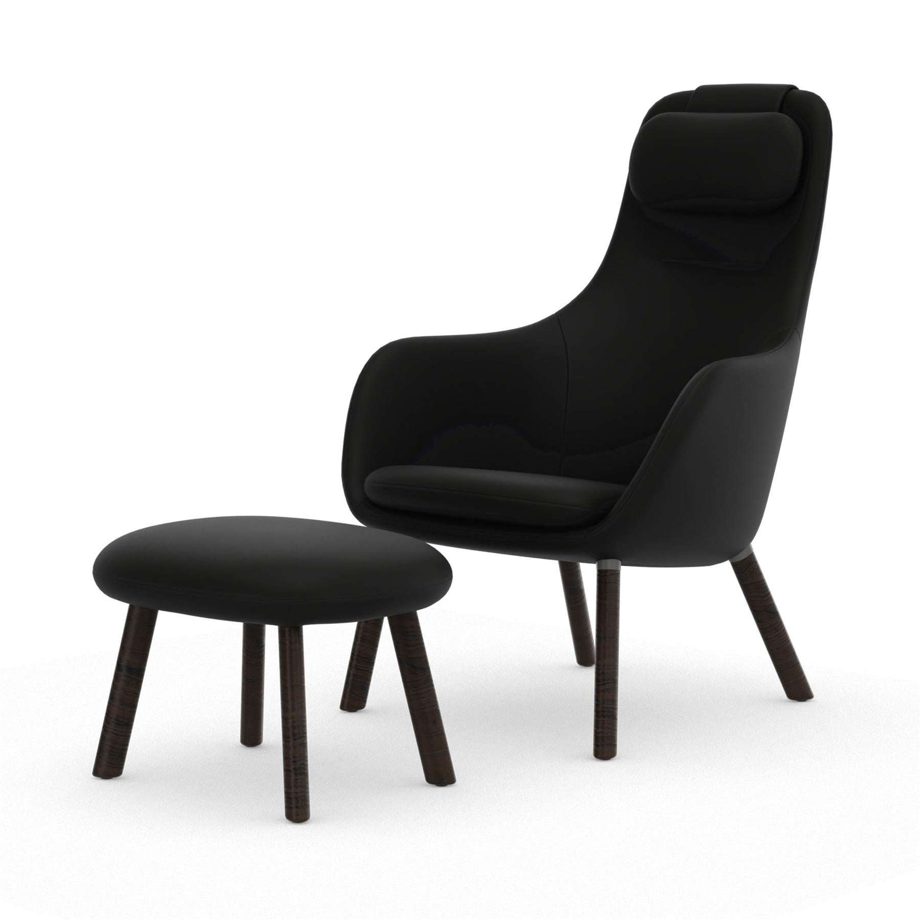 Vitra Hal Lounge Chair & Ottoman | Holloways of Ludlow