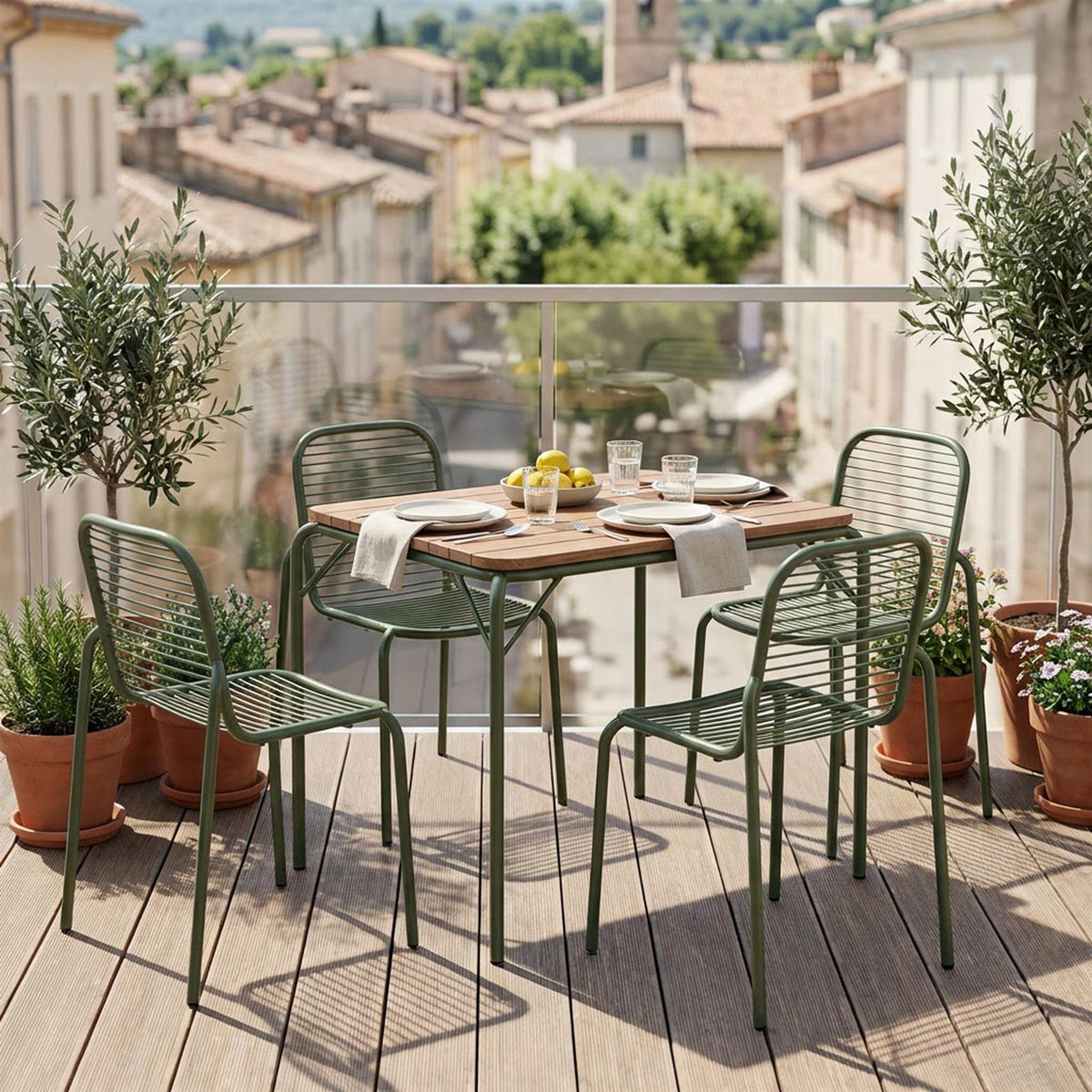 Normann Copenhagen Vig Garden Dining Set - Small - Curated by Holloways of Ludlow