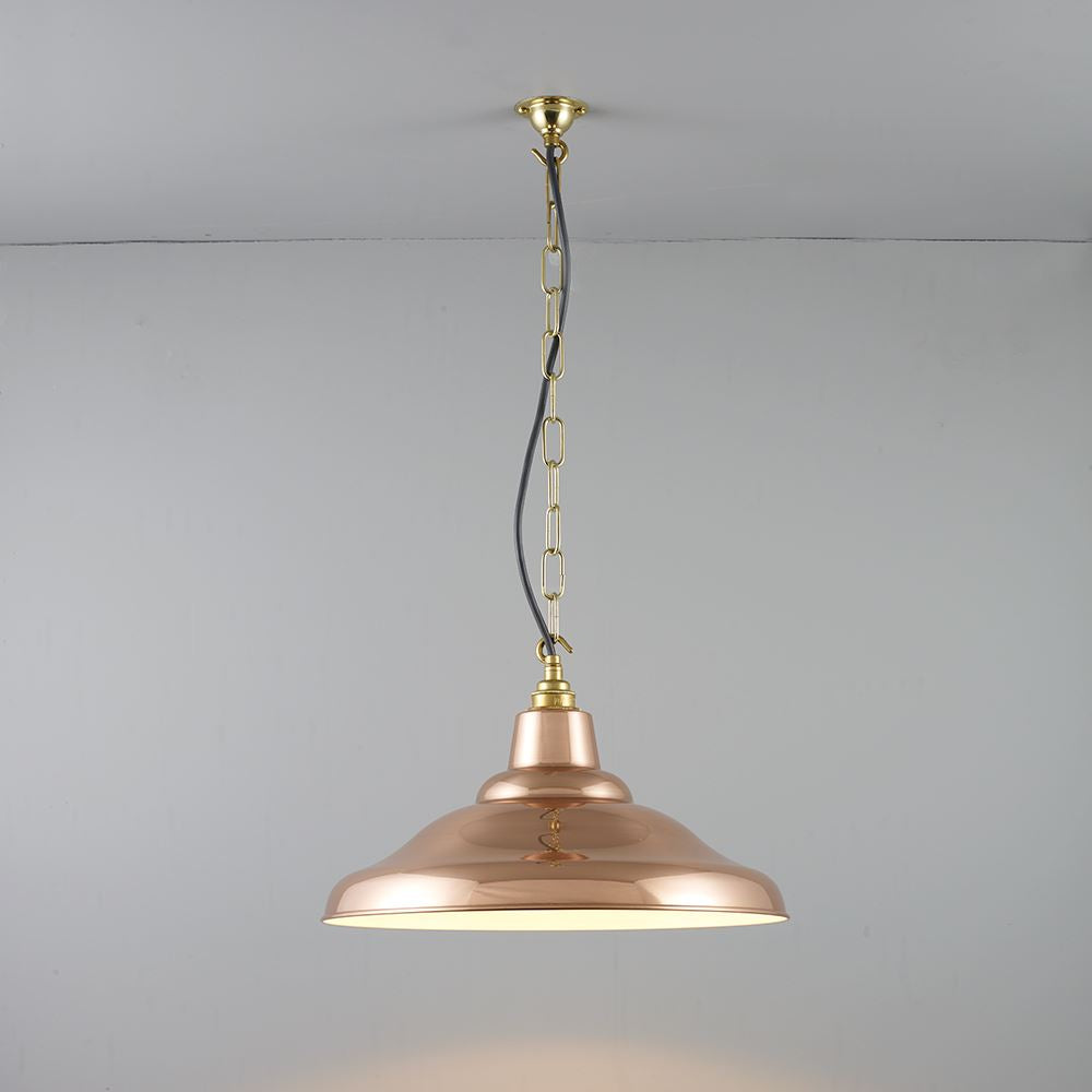 Davey School Spun Pendant Light