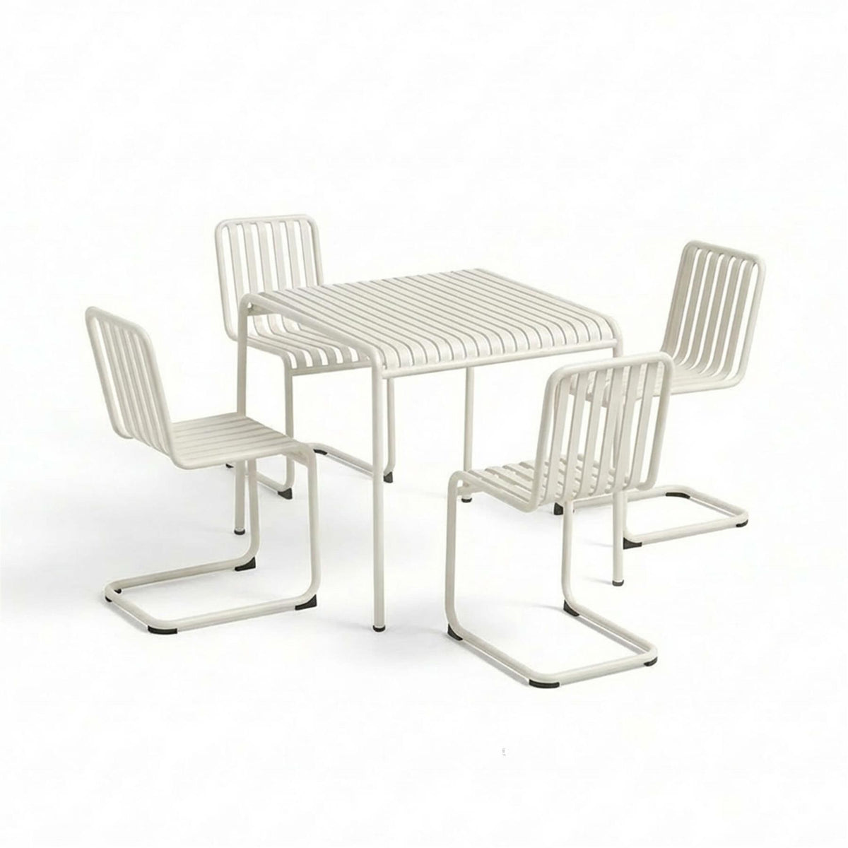 HAY Palissade Cantilever Garden Dining Set - Small - Curated by Holloways of Ludlow