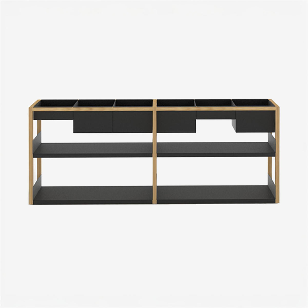 Case Furniture Lap Shelving, Low