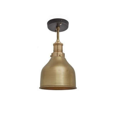 Small image of Brooklyn flush ceiling light - cone shade