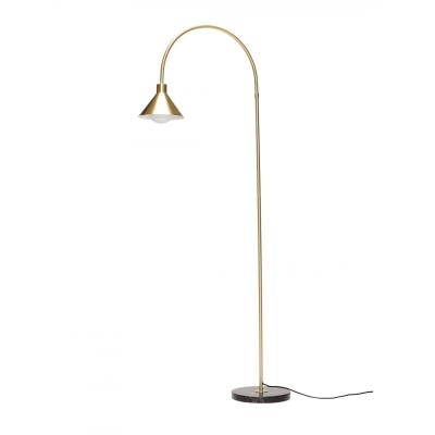 Small image of Wing Brass Floor Lamp