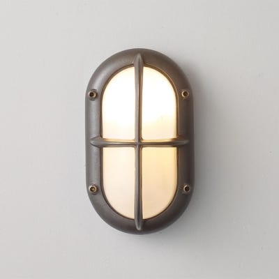 Small image of Small Oval Exterior Bulkhead Fitting - with guard