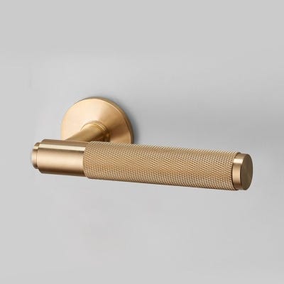 Buster + Punch door lever handle - Brass