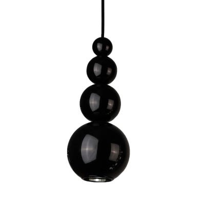 Bubble pendant - black