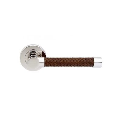 Small image of Woven leather door handles